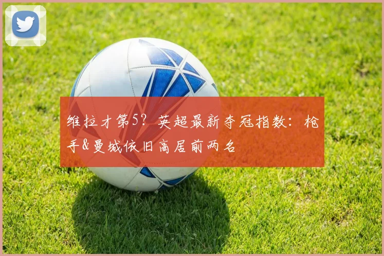 维拉才第5？英超最新夺冠指数：枪手&曼城依旧高居前两名